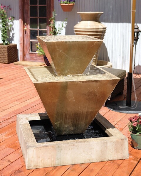 Double Oblique Recirculating Fountain